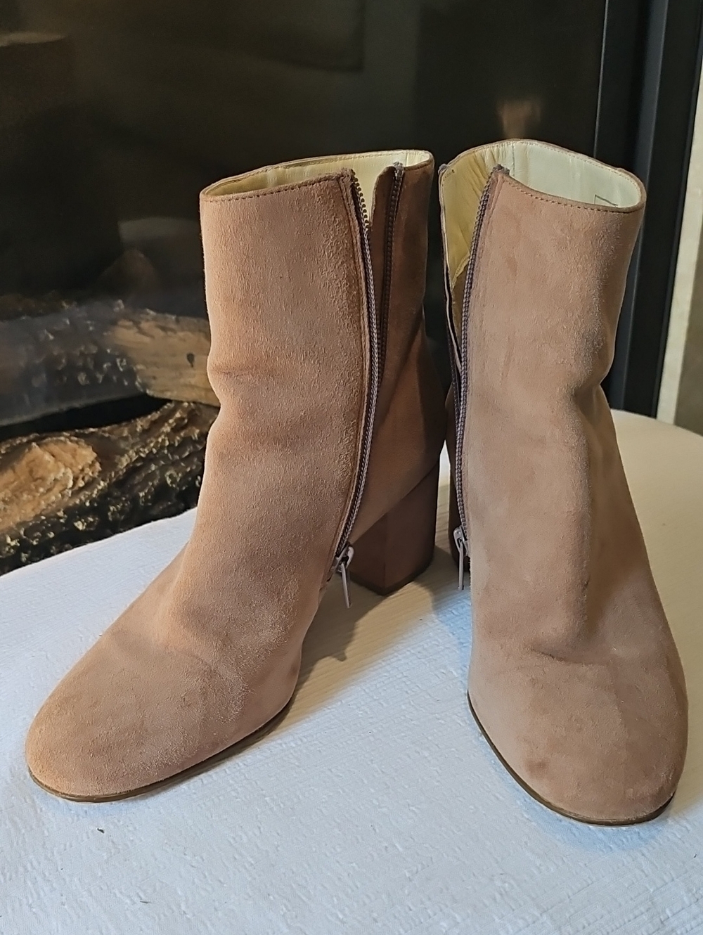 Hogl Austrian Made Suede Ankle Boots Us Size 7.5 To 8 Women's
